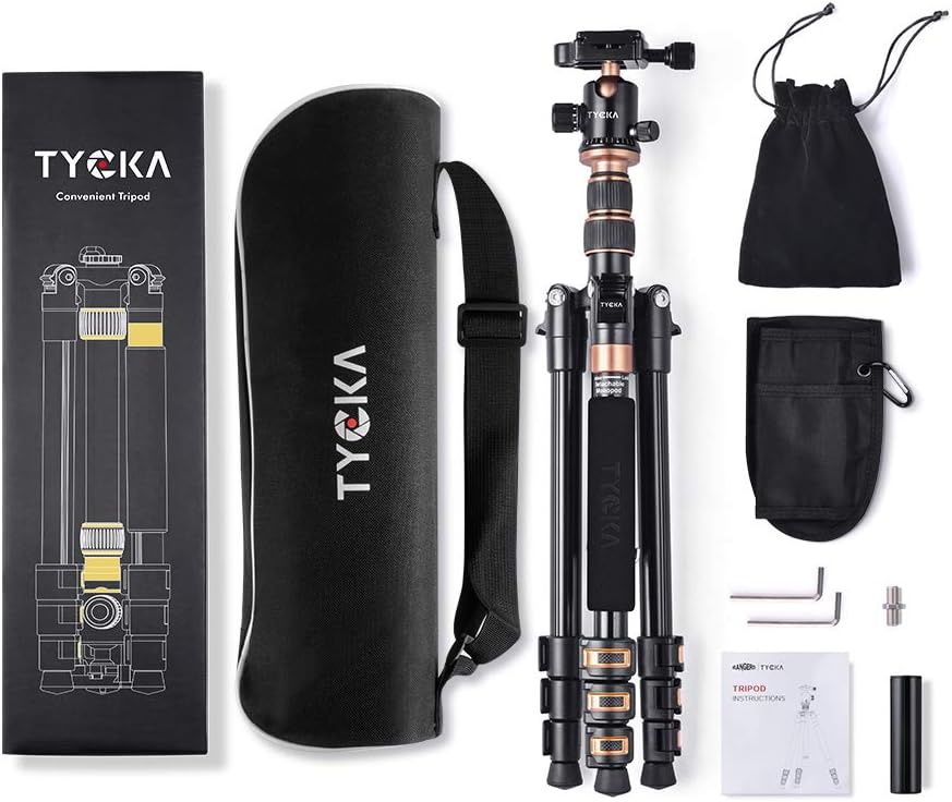 56” Aluminum Camera Tripod with Ball Head and Carry Bag A6295