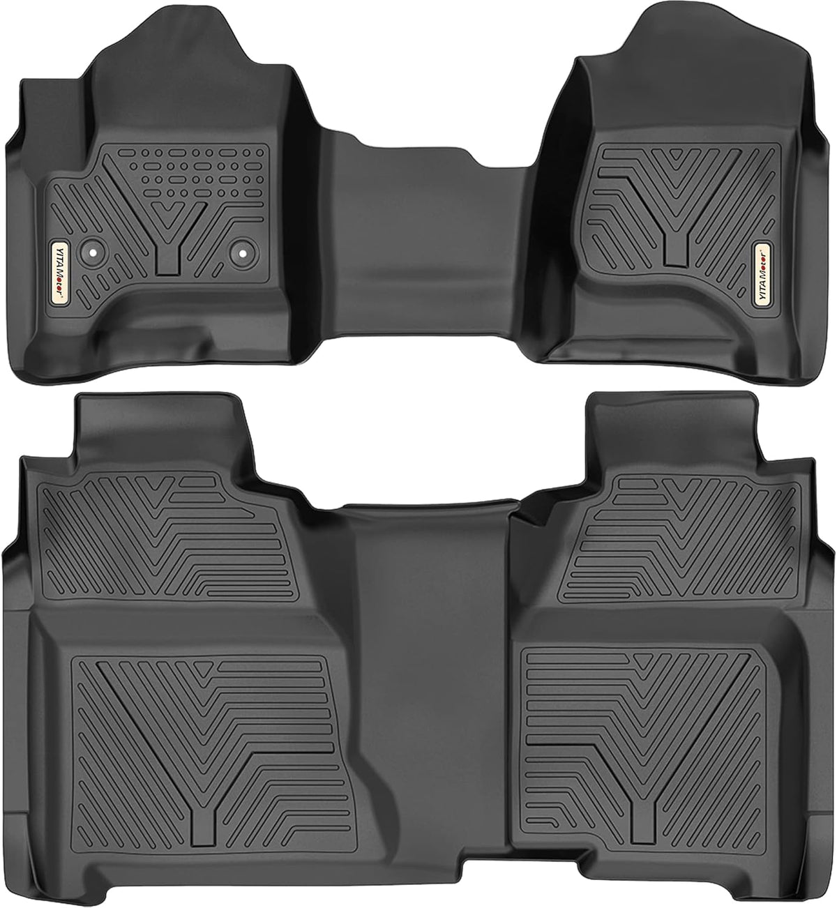 Black Custom Fit Floor Liners 1st & 2nd Row L3141