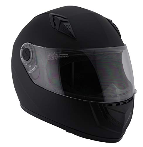 Matte Black Full Face Helmet E9933