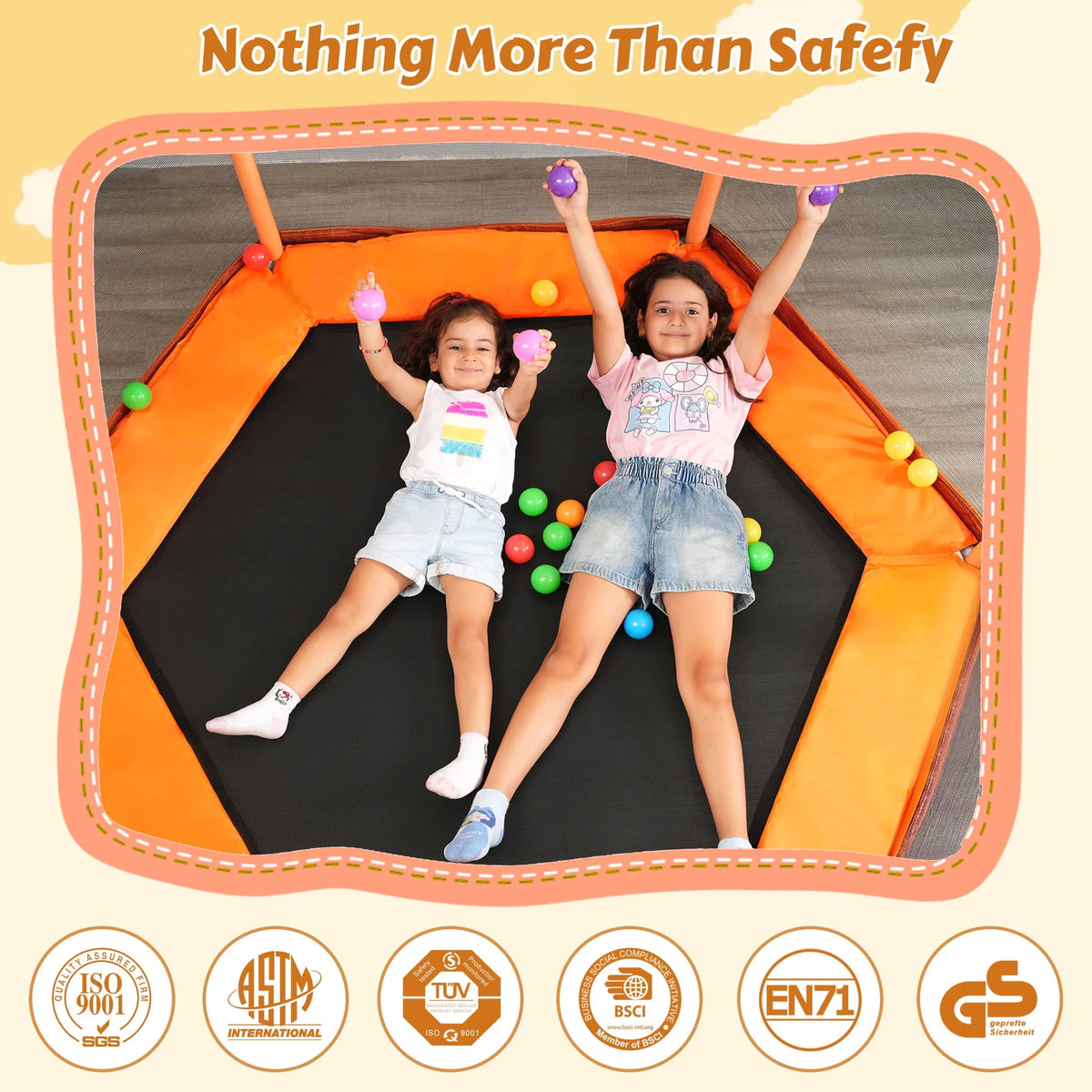 6FT Trampoline with Enclosure W28269