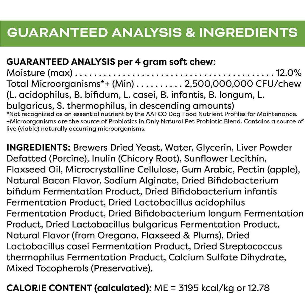 Probiotic Blend Digestive Support Soft Dog Chews N79068