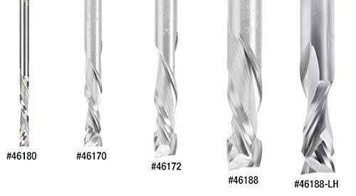 Solid Carbide Compression Spiral 1/2 Dia x 1-5/8 x 1/2 inch Shank H581