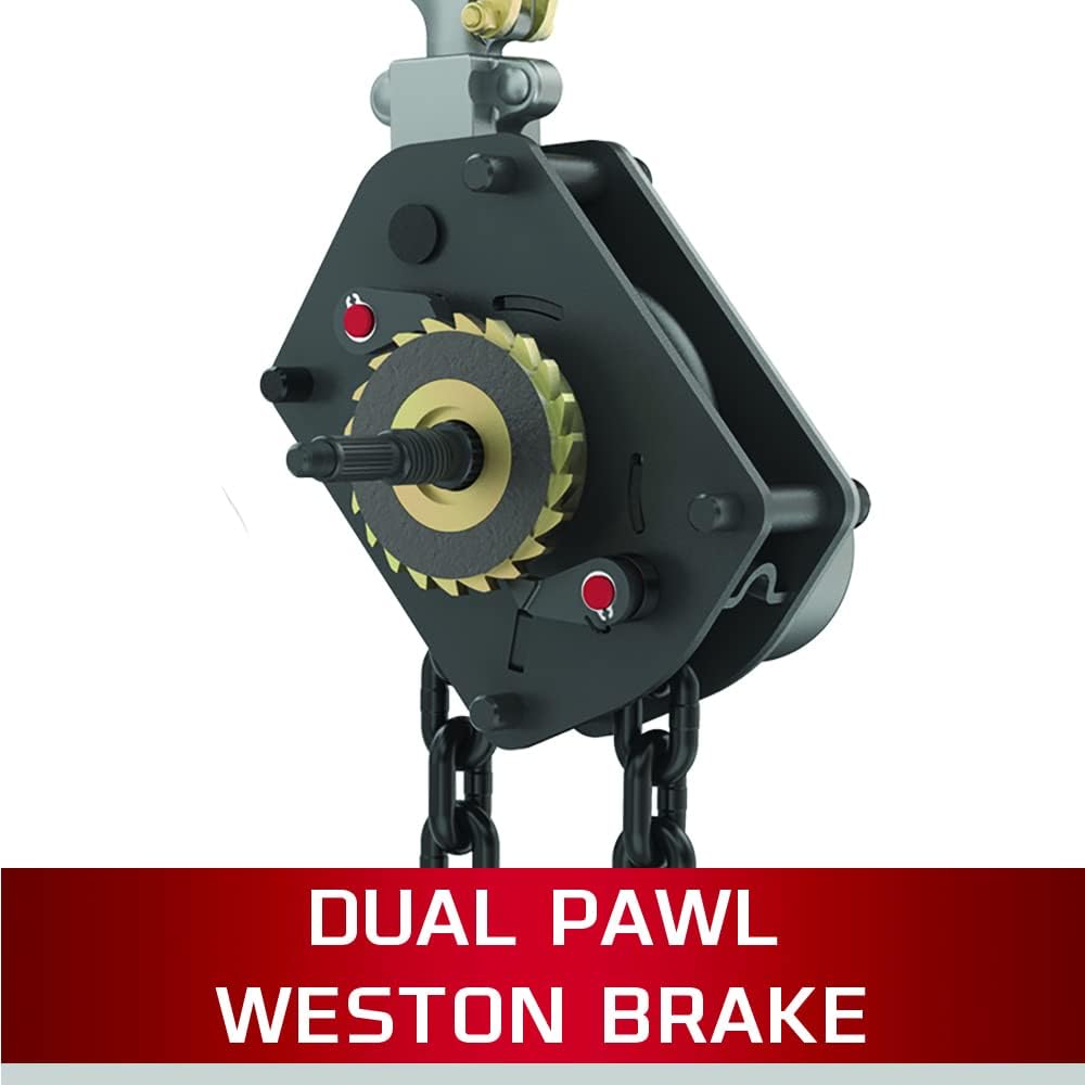 1/2-Ton Chain Hoist with 5' Lift D55501