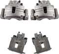 FRONT + REAR [4] Semi-Loaded Caliper Assembly Set Kit Q6345