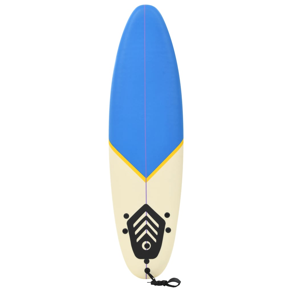 Blue and Cream Surfboard H86400