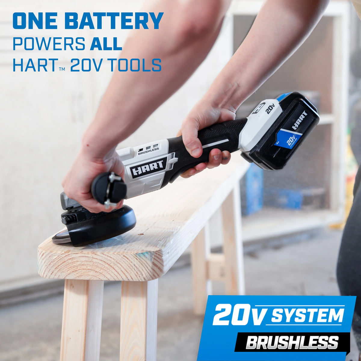 20-Volt Brushless 4-1/2-inch Angle Grinder/Cutoff Tool W331