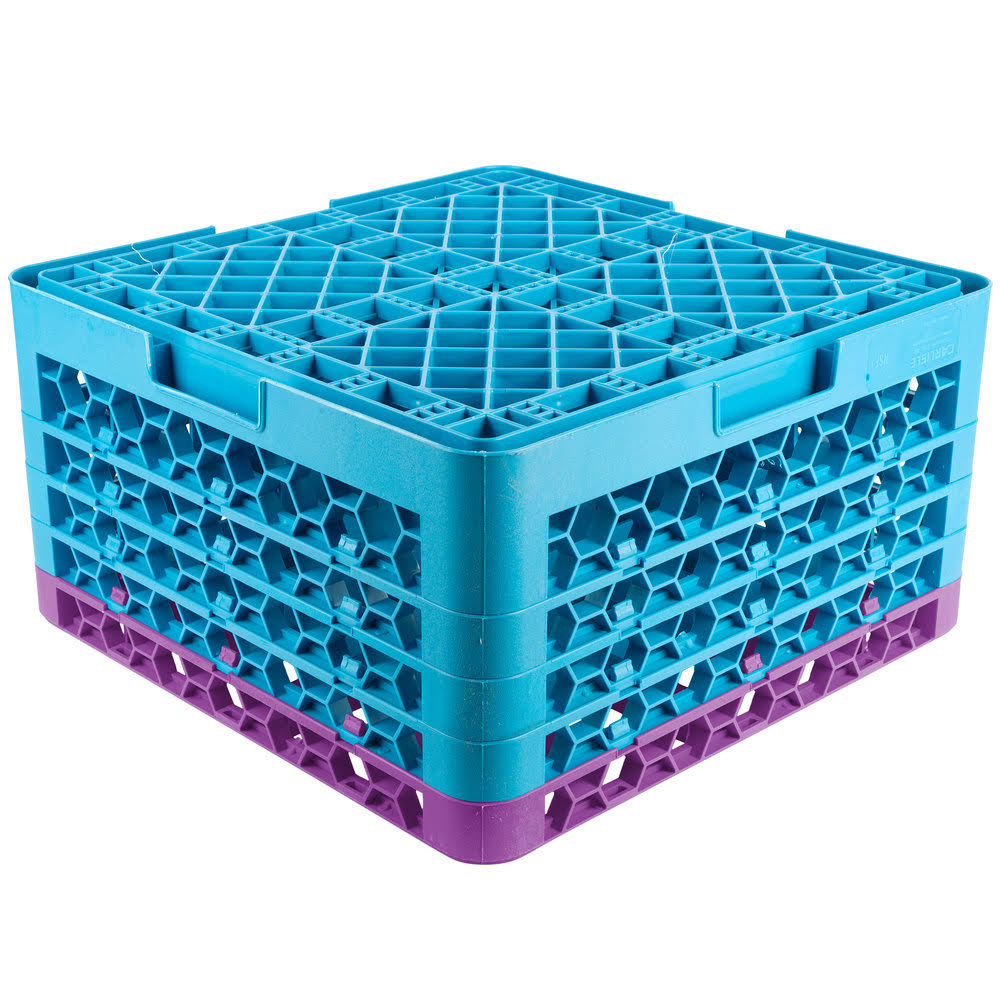 25 Compartment Lavender Glass Rack with 4 Extenders L52810