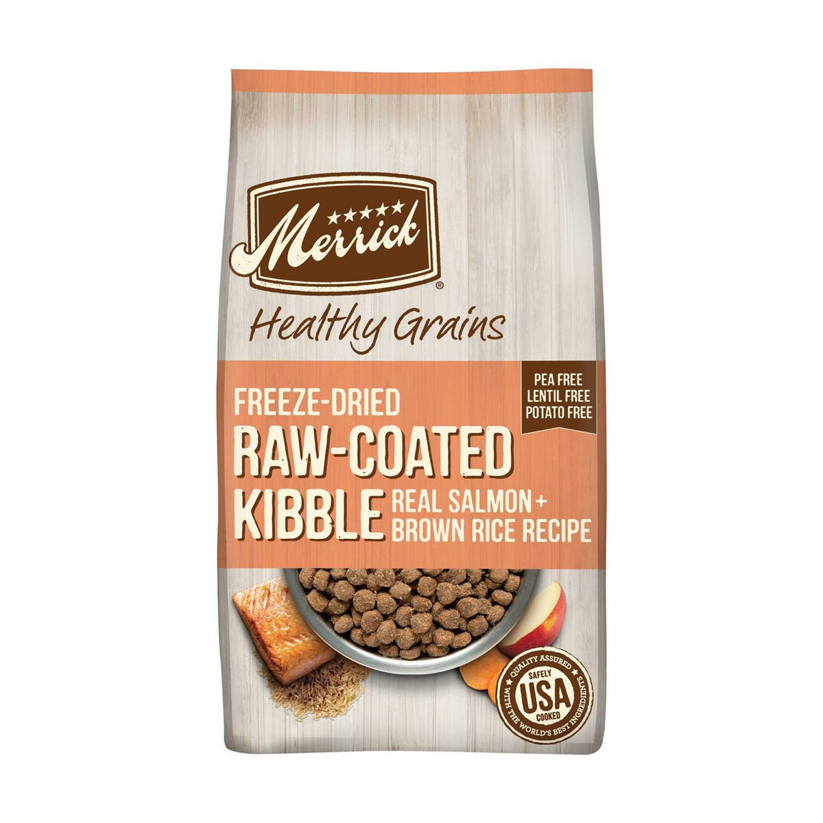 Healthy Grains Freeze Dried Raw Coated Kibble Dry Dog Food Brown Rice Recipe Y194157