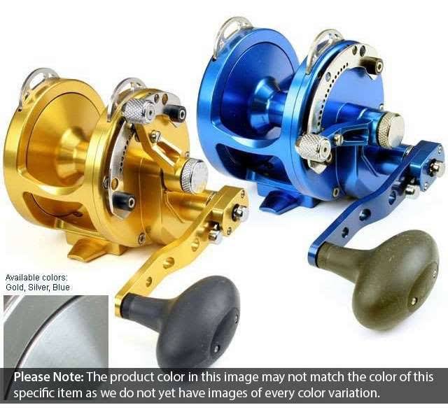 Blue Two-Speed Lever Drag Casting Reels U847