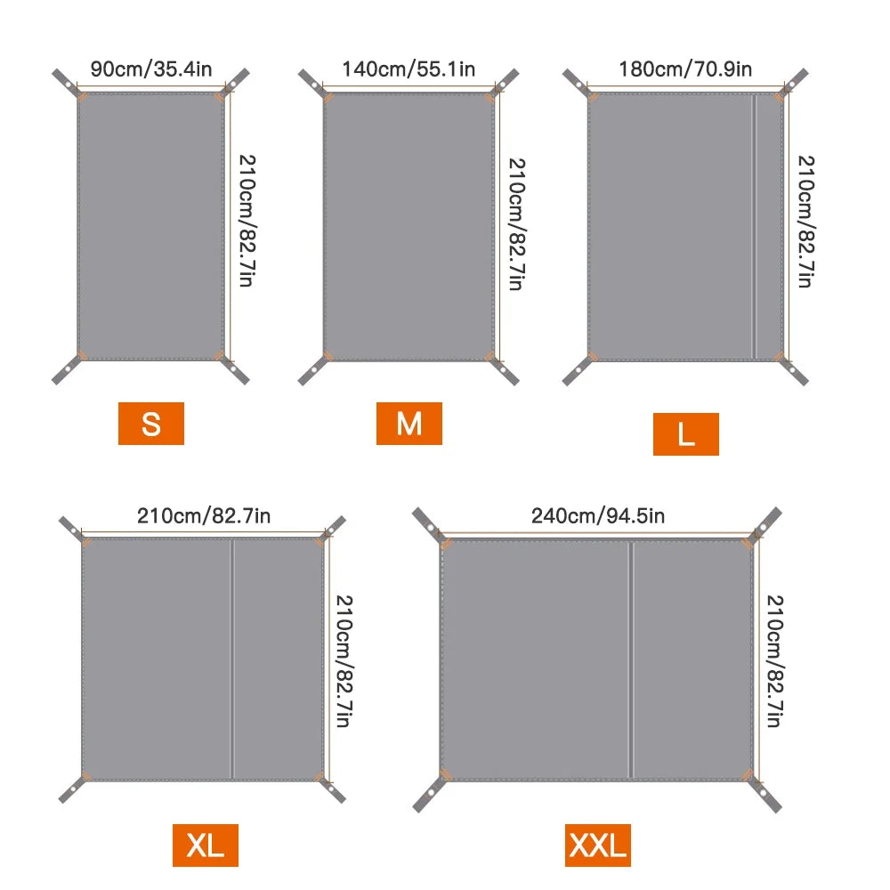 Durable Camping Tarp Ground Sheet S476