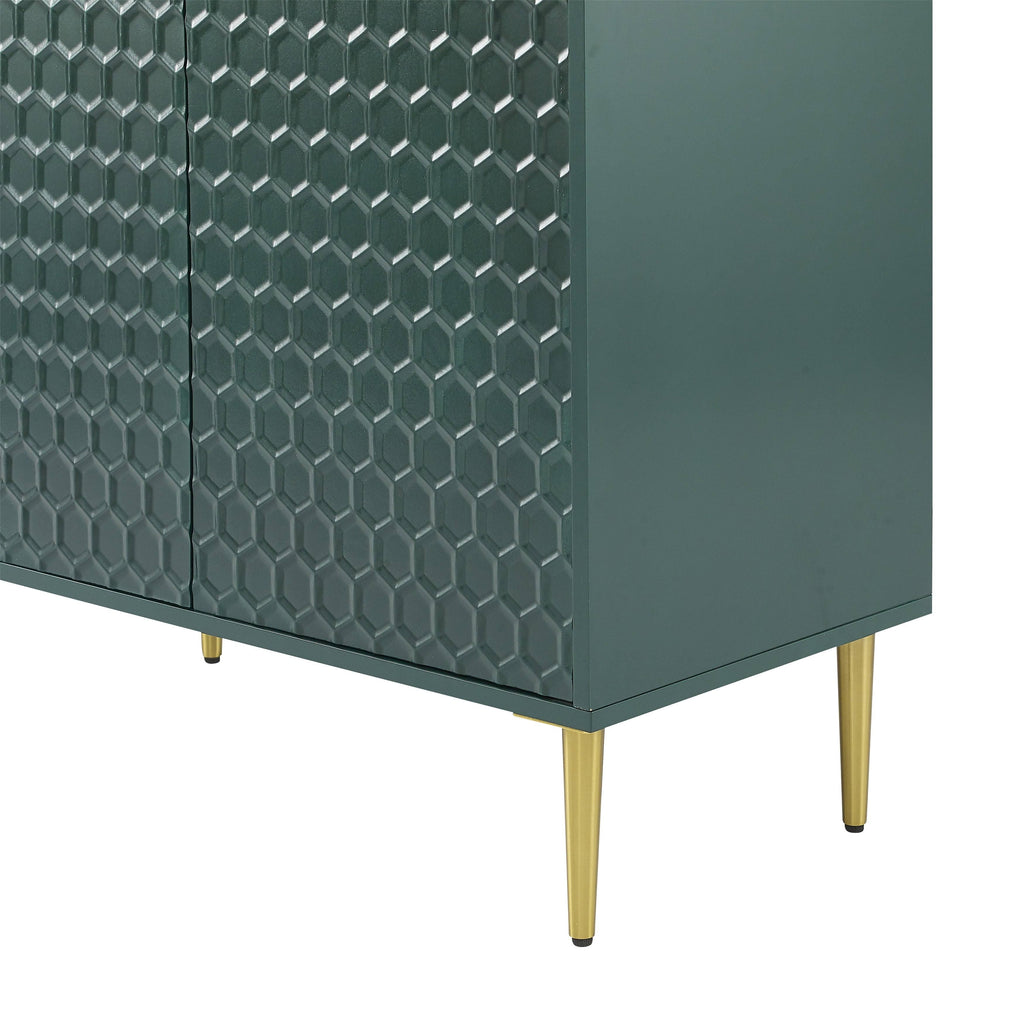 Green 2-Door Accent Cabinet G554