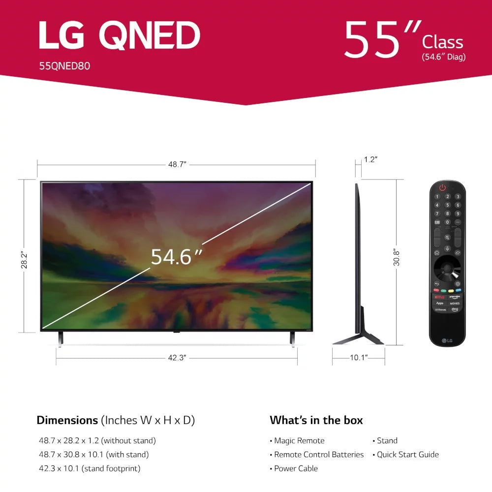 55 Class LED 4K UHD Smart TV T1046