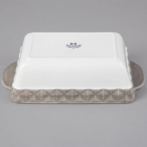 1.5 qt. Black Rectangular China Casserole Dish V596