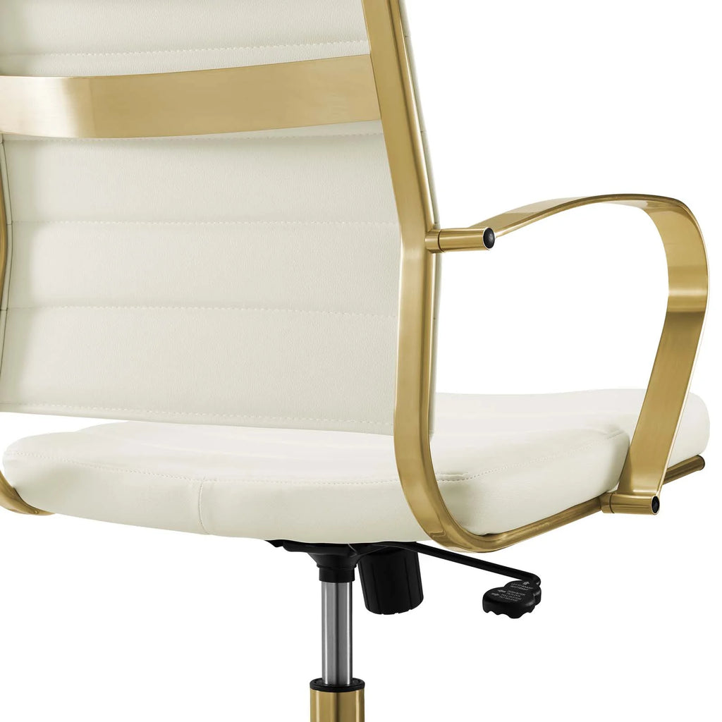 Gold Stainless Steel Office Chair T5923