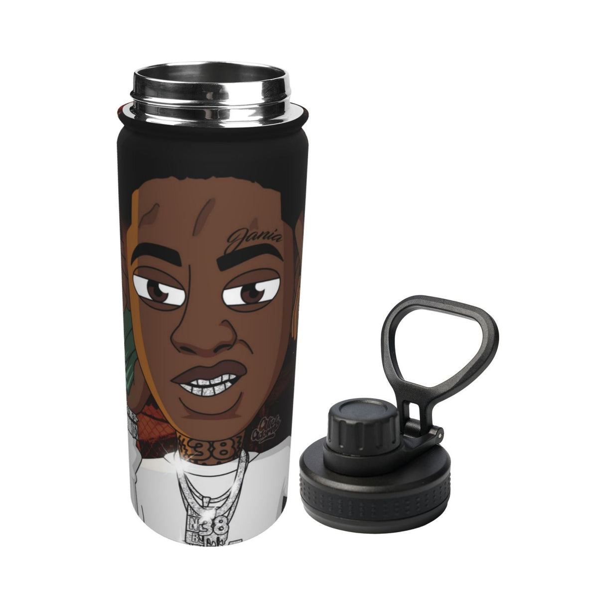 18OZ Stainless Steel Insulated Water Bottle E537