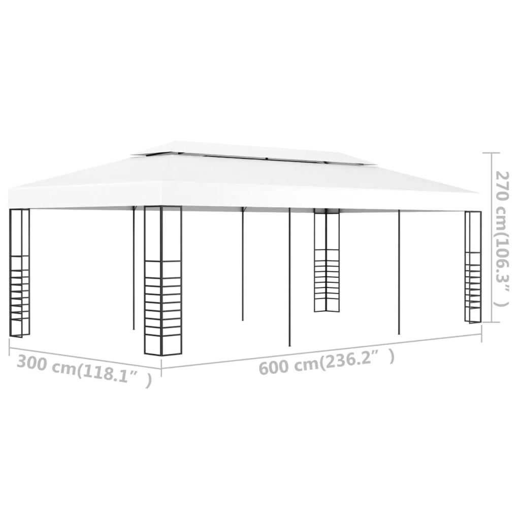 White Gazebo Marquee Y399