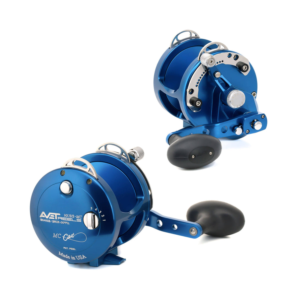 Blue Two-Speed Lever Drag Casting Reels U847