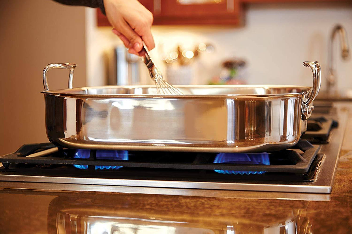 Large Stainless Steel Roaster with Rack R428
