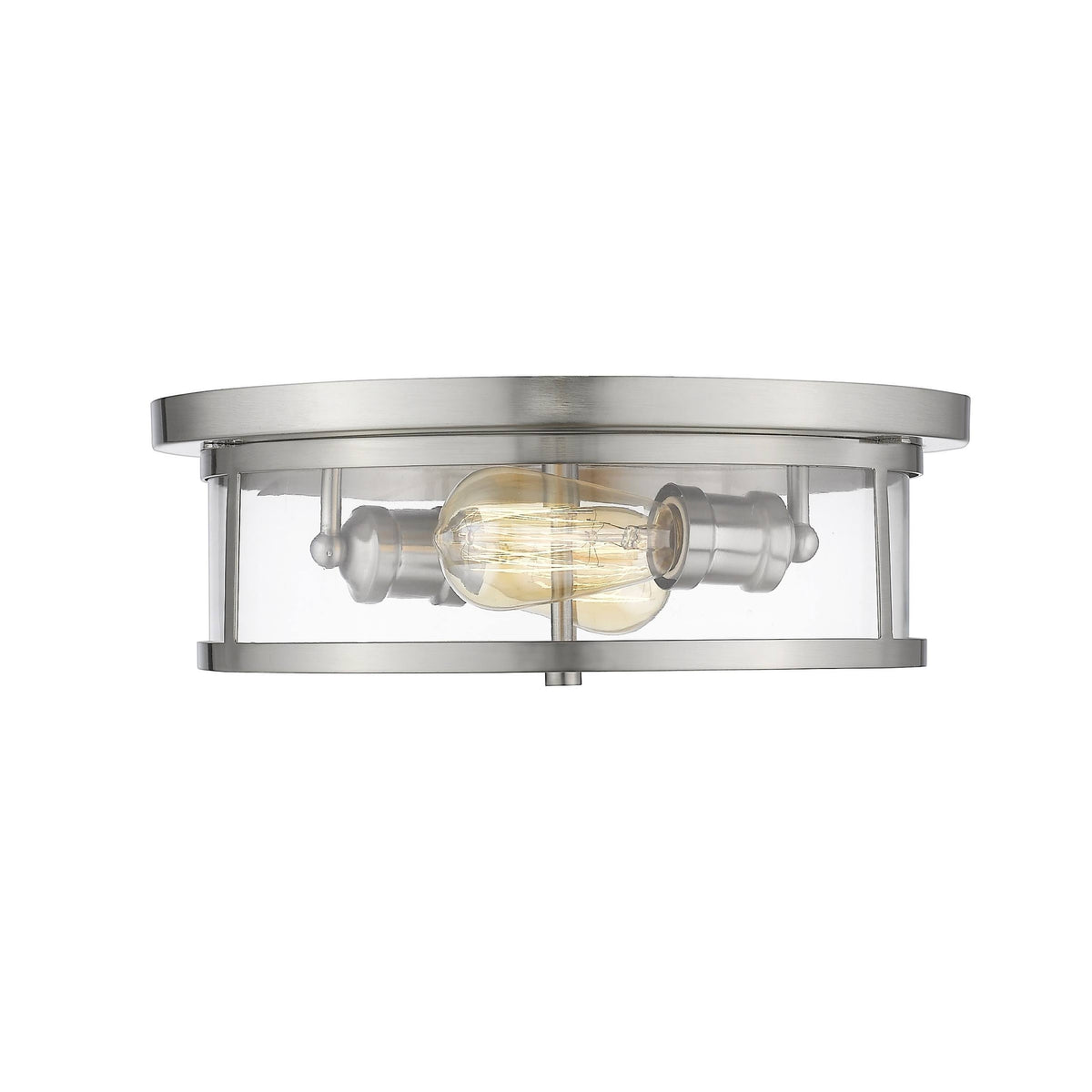 Silver Steel Flush Mount P313