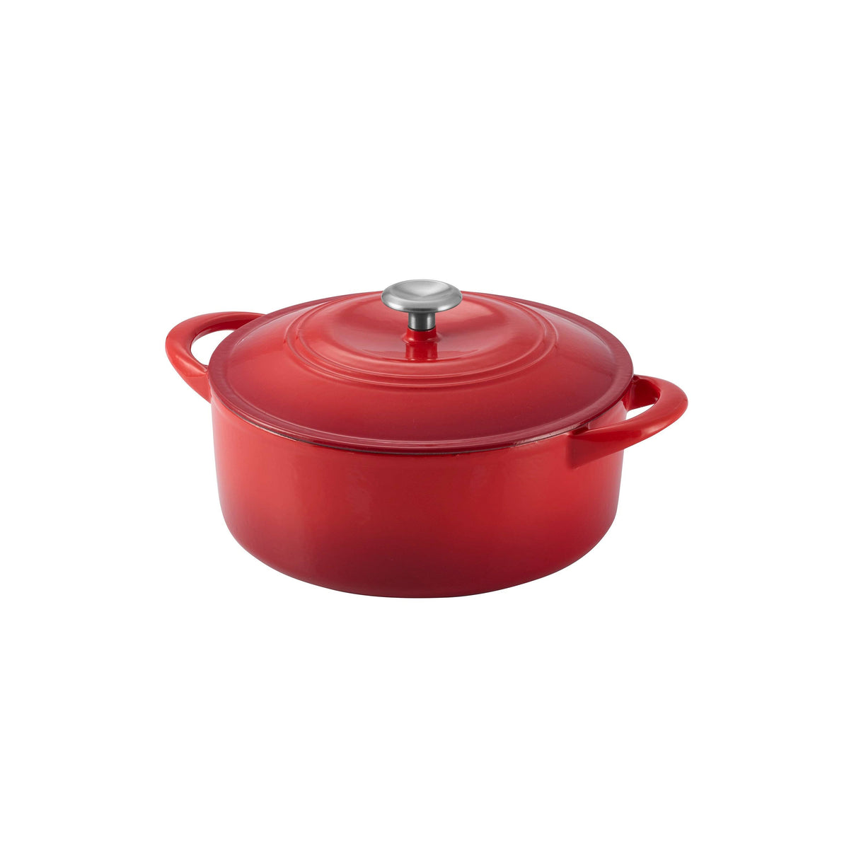 6 qt Red Enameled Cast Iron Dutch Oven X74487