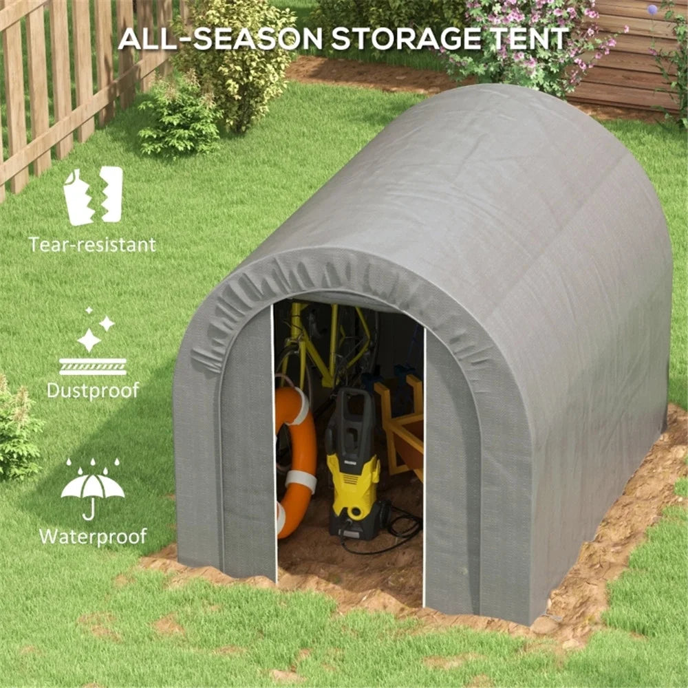 Dark Gray Outdoor Storage Tent C1902