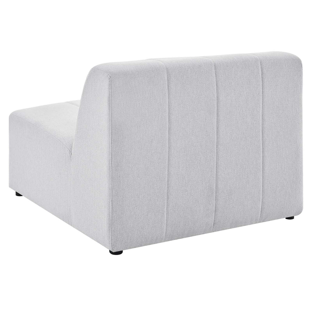 Ivory White Fabric Sofa Chair D573