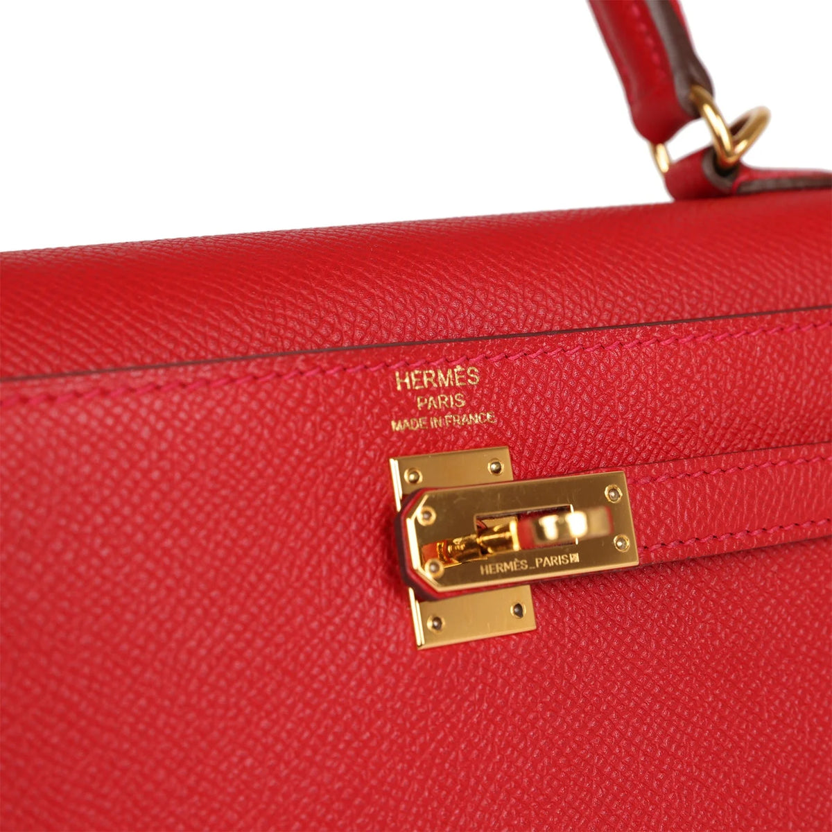 Pre-owned Rouge Casaque Epsom Leather Bag E51355