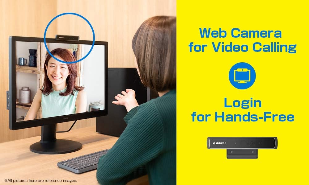 Facial Recognition Webcam Dual Mic IR USB2.0 Pack of 2 K895