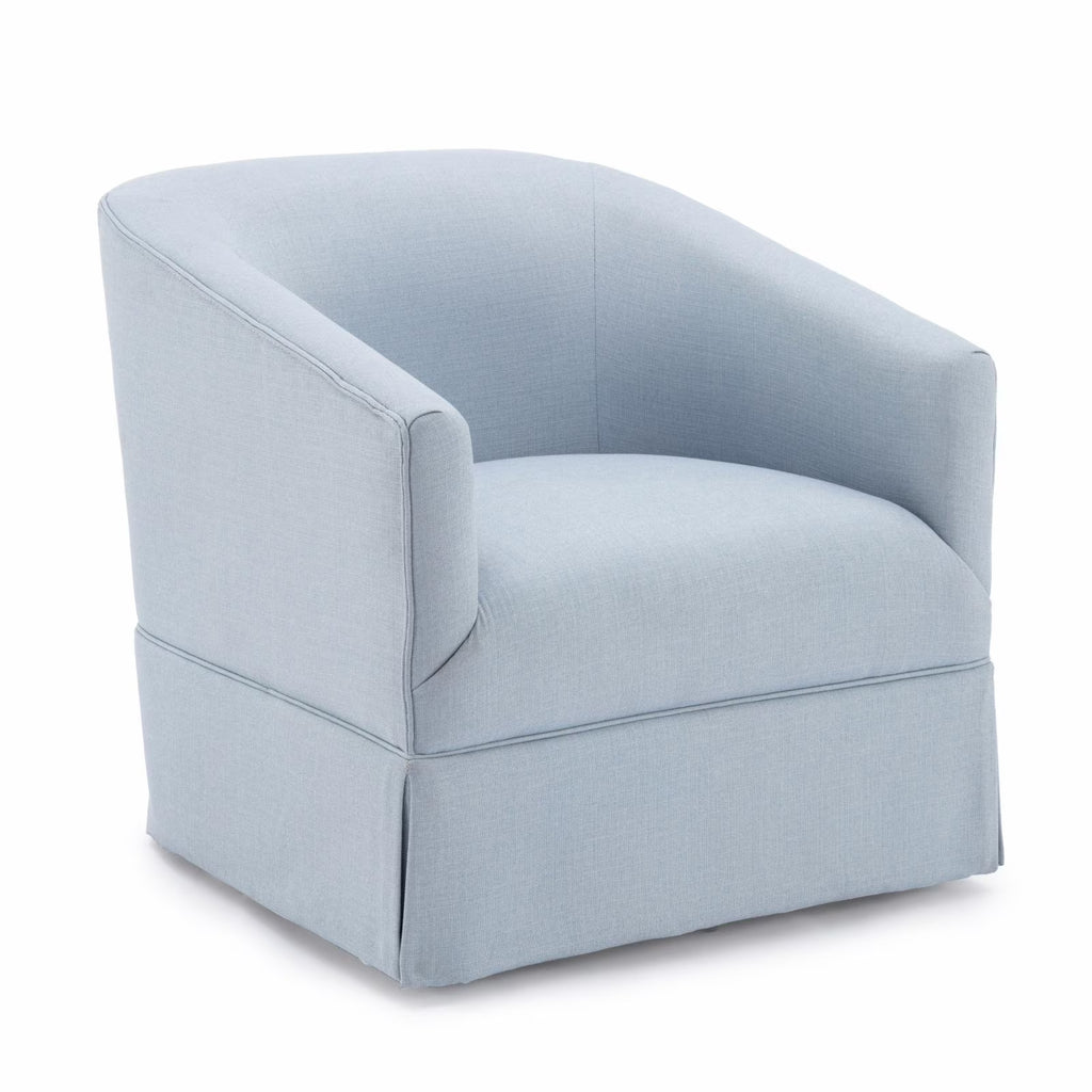 Elm Skirted Swivel Chair J15697