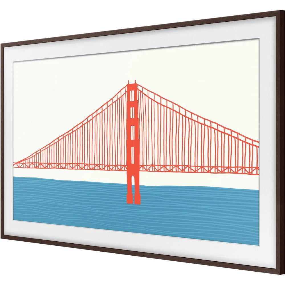 55" Modern Brown Bezel T363014