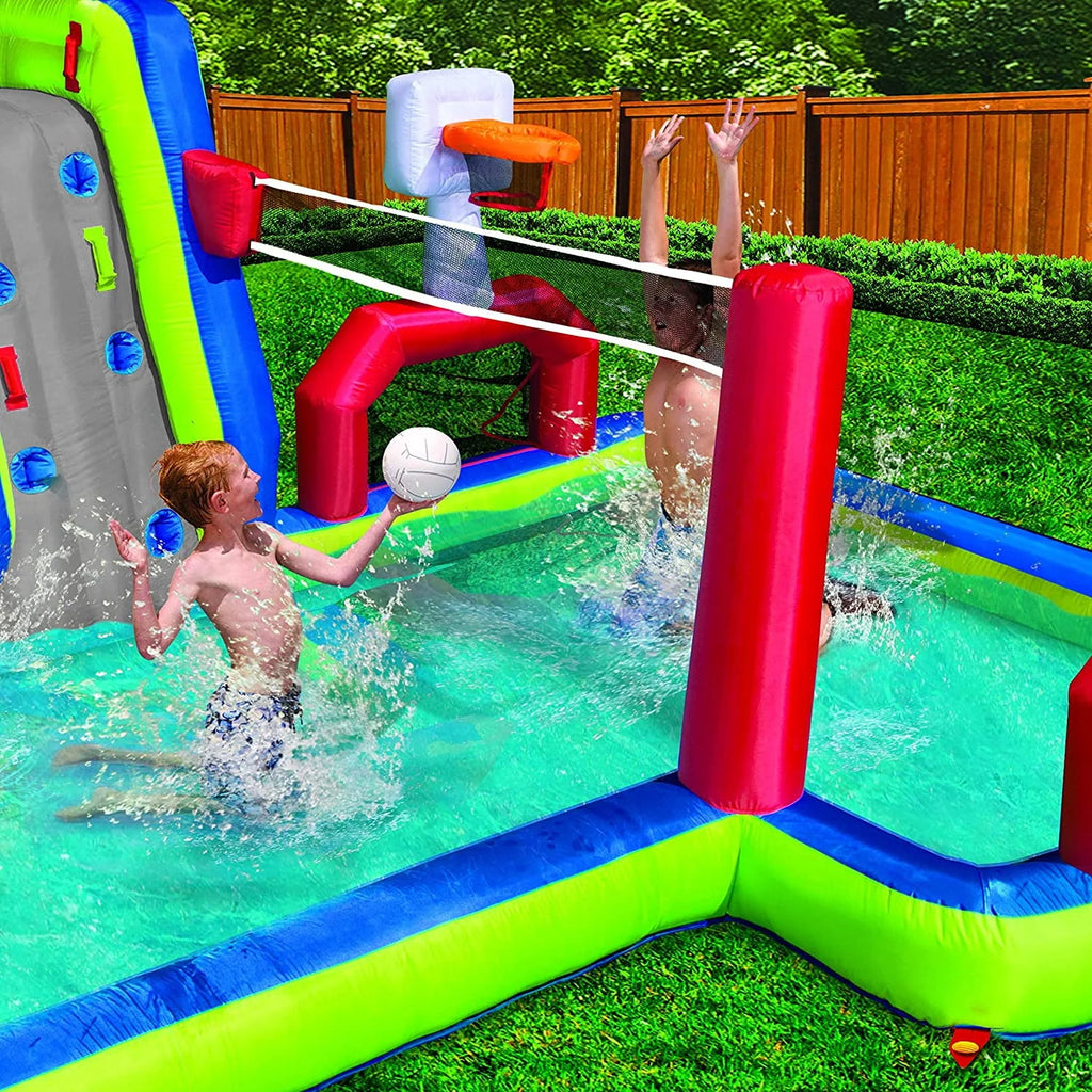 3-in-1 Inflatable Bouncer Water Slide H450