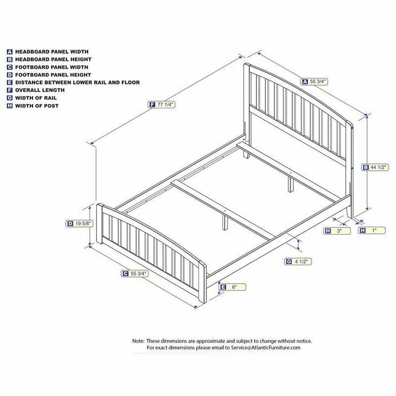 Full Spindle Bed in Walnut K74802