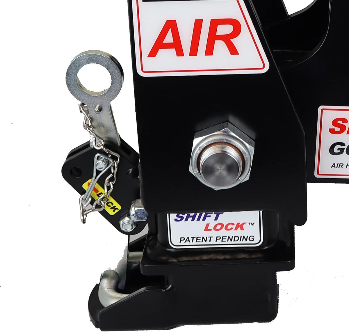 Gooseneck Air Hitch & Coupler, Round 4" Straight Pin 30K SL Coupler Q43988