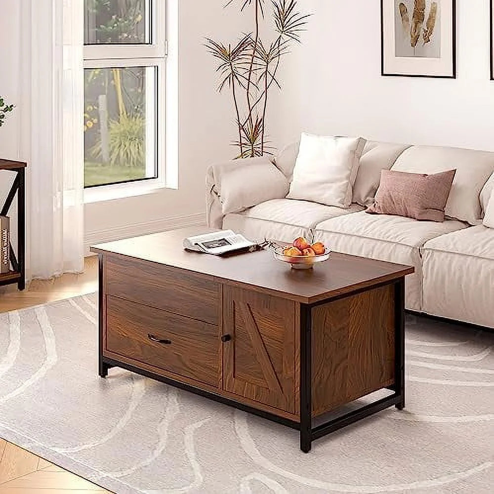 41.7" Lift Top Coffee Table with Drawer and Hidden Compartment G664165