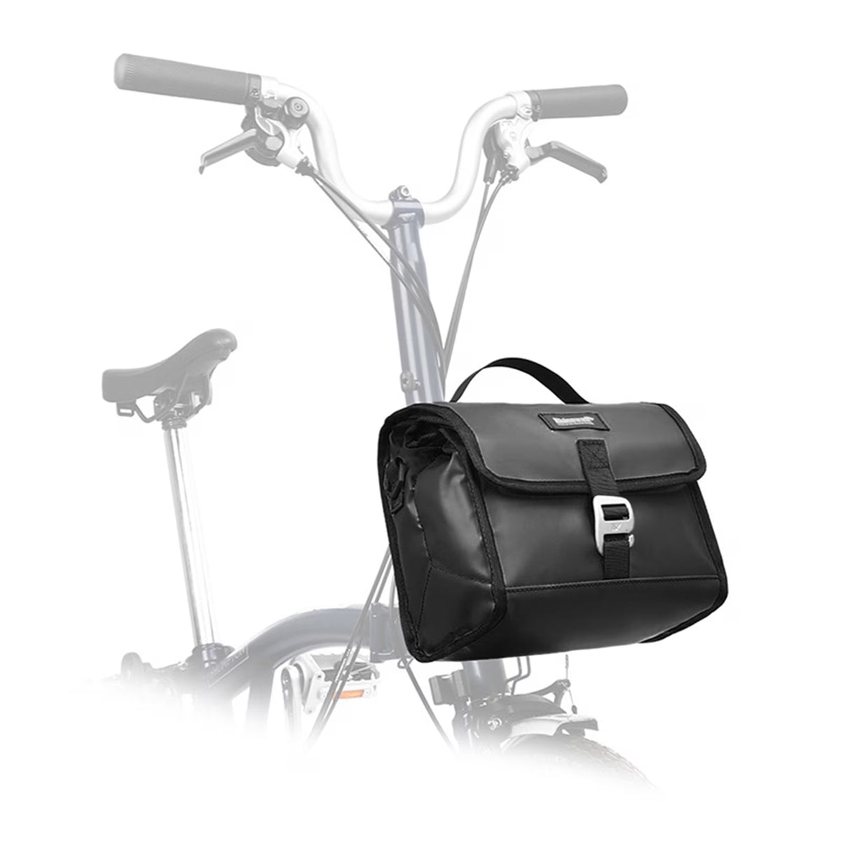 Folding Bike Handlebar Bag with Rain Cover J735