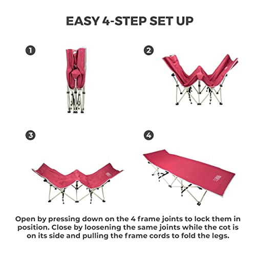 Folding Camping Cot 300 lbs T964