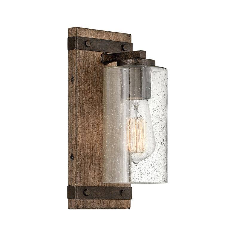 Aged Zinc 1 Light Bath D275