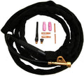 150-amp WP-17F Flexible Head 25-ft Power Cable Hose Air-cooled TIG Welding Torch Complete Package G255