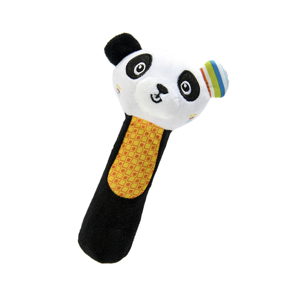Panda Cartoon Animal Plush Wrist Rattles Hand Bells for Babies J145