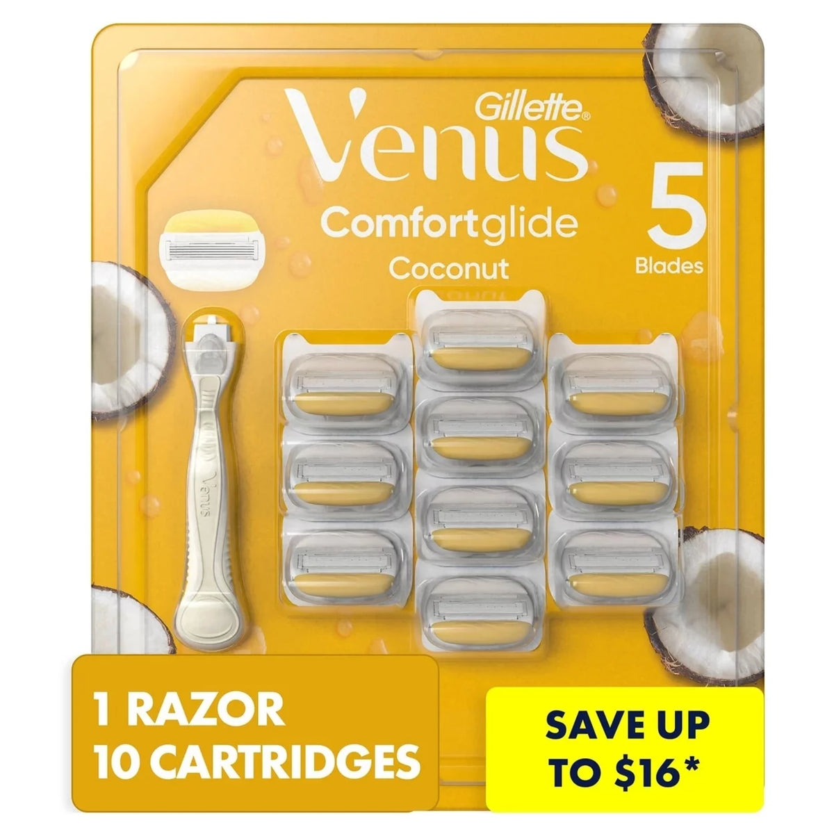 Women's Razor Handle + 10 Blade Refills J347