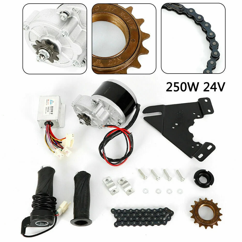 24V 250W Electric Bike Conversion Kit Motor Controller Sets For 16"-28" E-Bike G852113