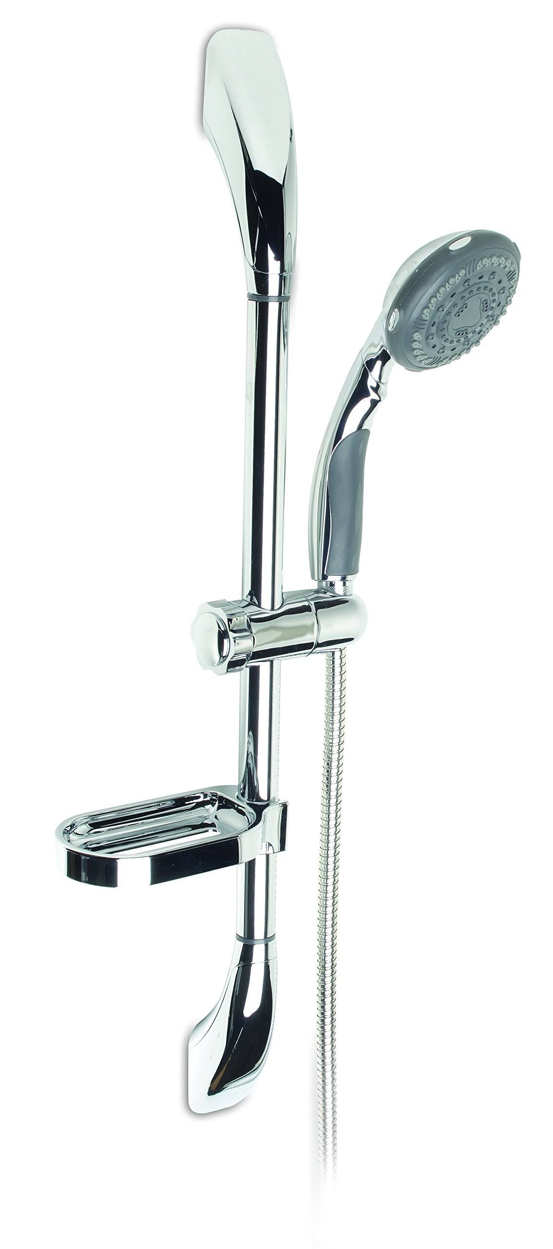 Chrome Slide Bar Shower Q72986