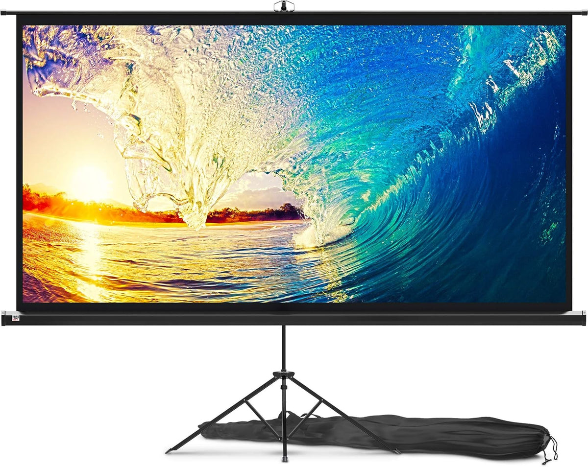 60 inch 16:9 Tripod Projector Screen with Stand and Carry Bag O870271