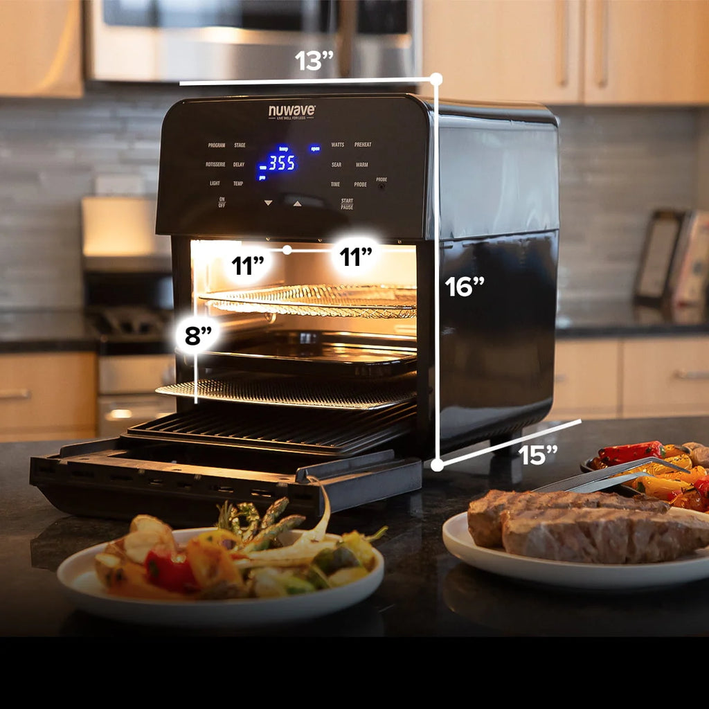 15.5-Quart 1800W Air Fryer with 100 Presets N5523