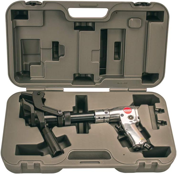 Pneumatic Air Powered Bead Breaker with 2-11/16-Inch Jaw Opening, Handle Exhaust, Includes Storage/Carry Case B740267