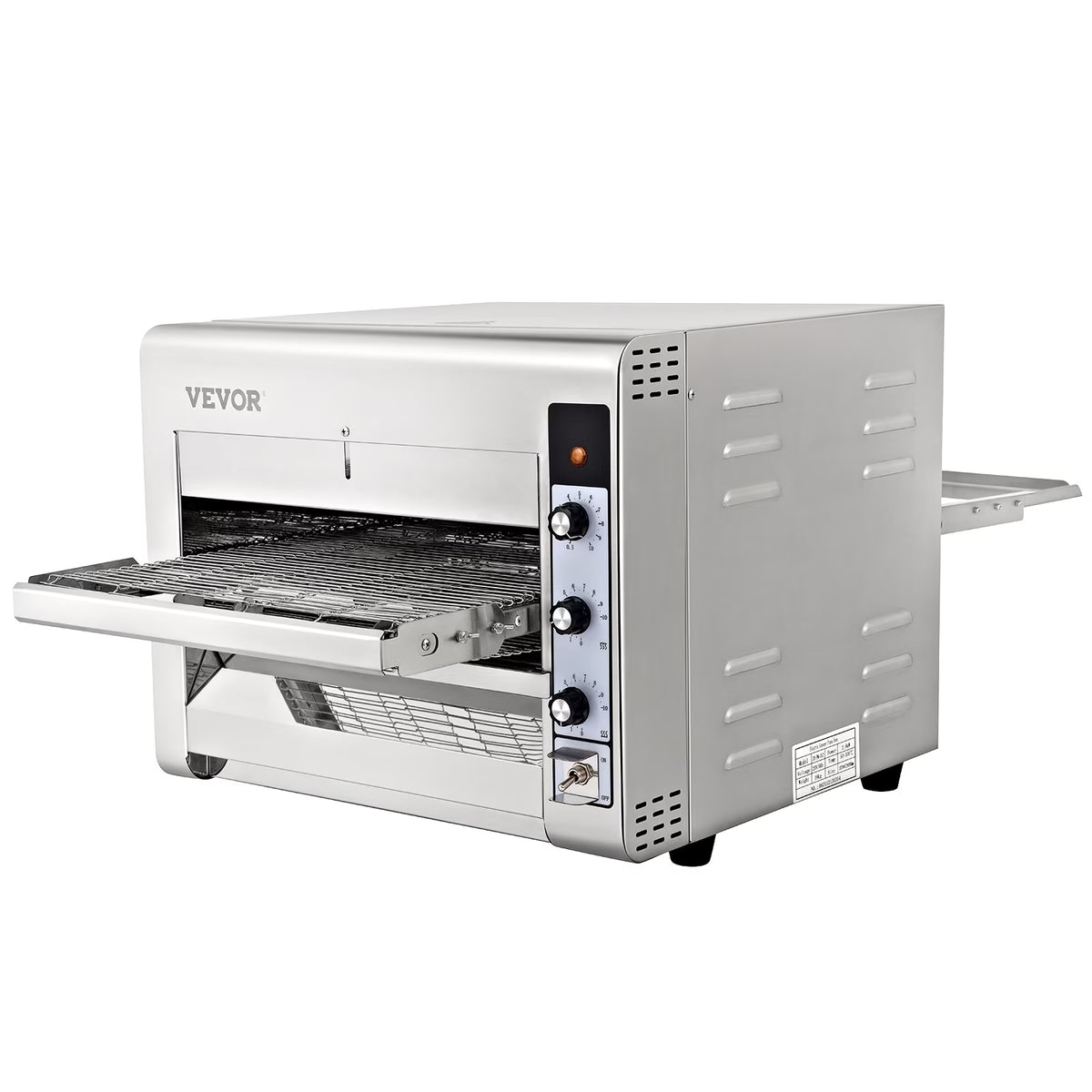 Stainless Steel Countertop Conveyor Pizza Oven for 14" Pizza M106872