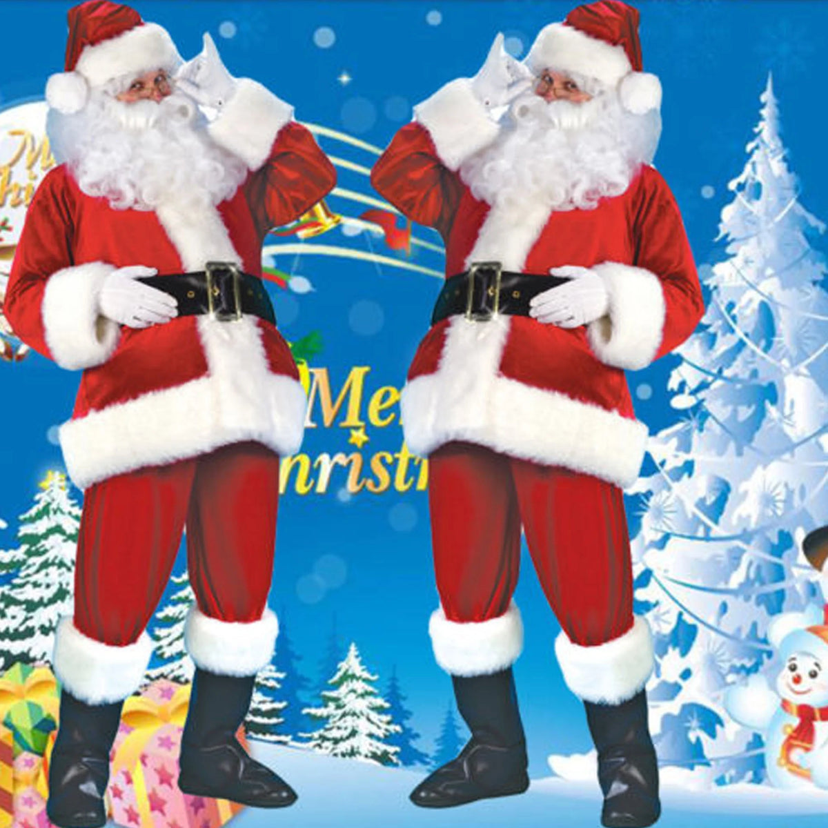 Santa Claus Costume for Adult Men S948416