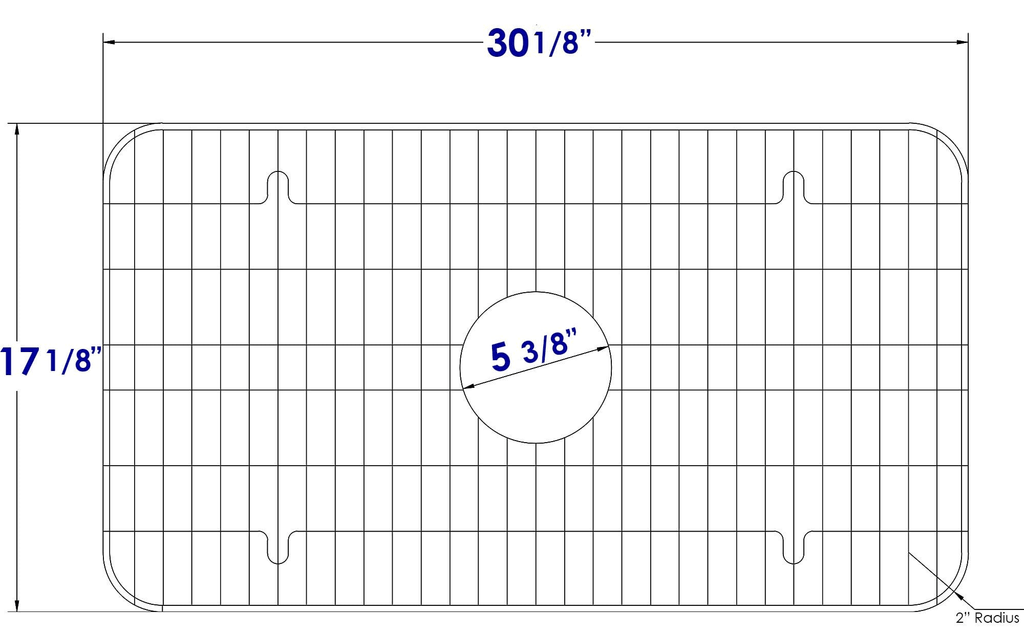 Stainless Steel Protective Grid for Kitchen Sinks B171
