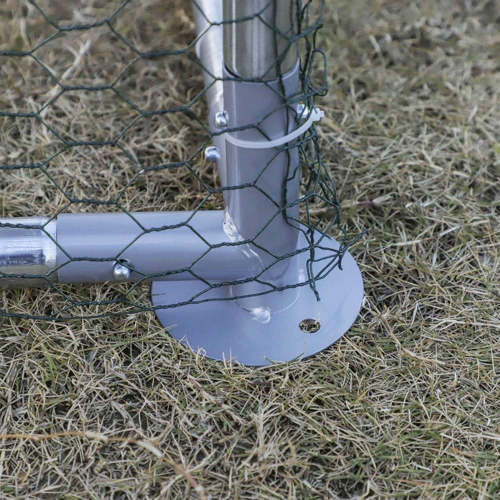 Galvanized Metal Chicken Coop with Cover A416