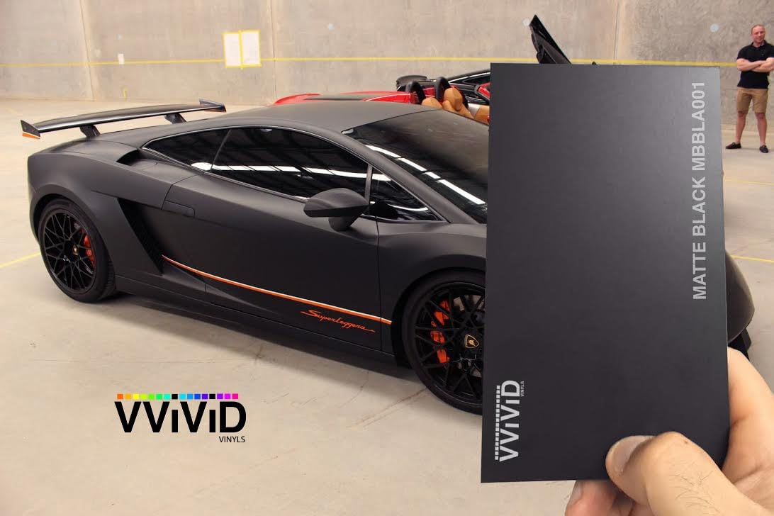 Black Matte 5 Foot x 6 Foot Car Wrap Vinyl Roll 3Mil Pack of 2 E3545